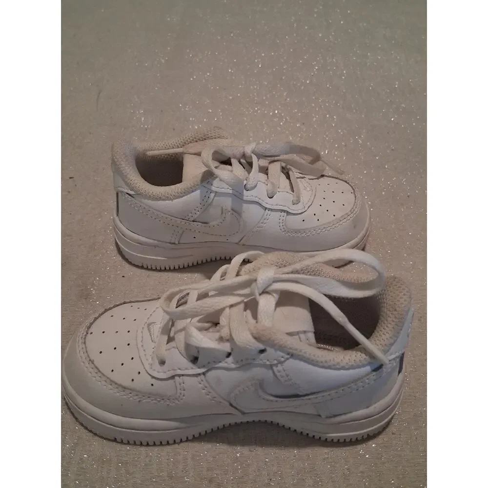Nike Force 1 LE Triple White Toddler Size 6C Shoes DH2926-111 Baby Sneakers AF1